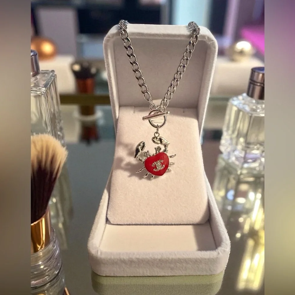 Custom Zipper-pull Pendant Necklace